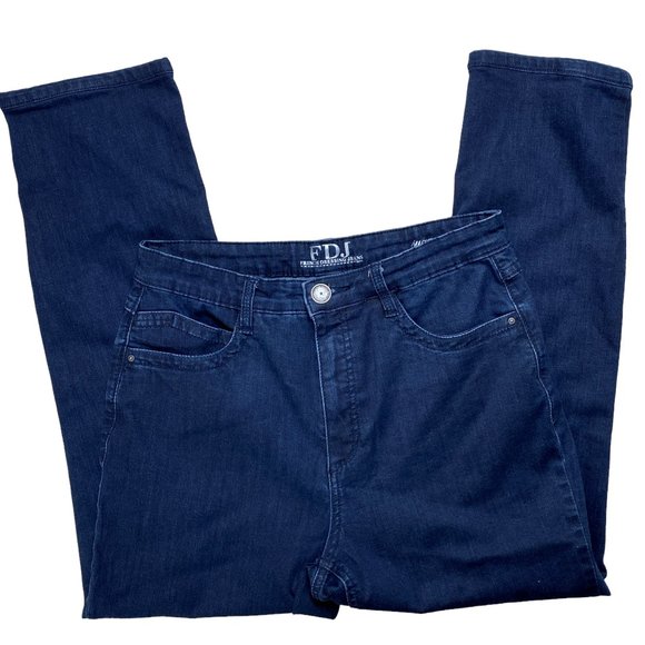 FDJ French Dressing Women’s Supreme Denim Suzanne High Rise Slim Leg-size 8 - Picture 1 of 11